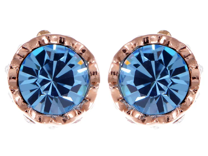 Alilang Swarovski Crystal Sapphire Blue Element Stud Earrings Earrings