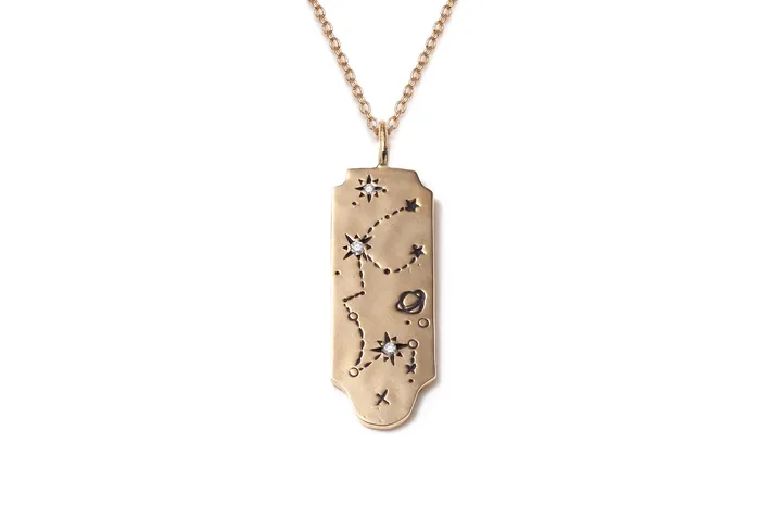 Aquarius Written in the Stars Necklace Sofia Zakia Necklaces