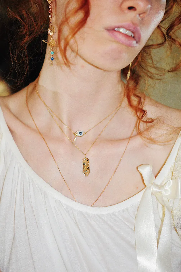 Aquarius Written in the Stars Necklace Sofia Zakia Necklaces