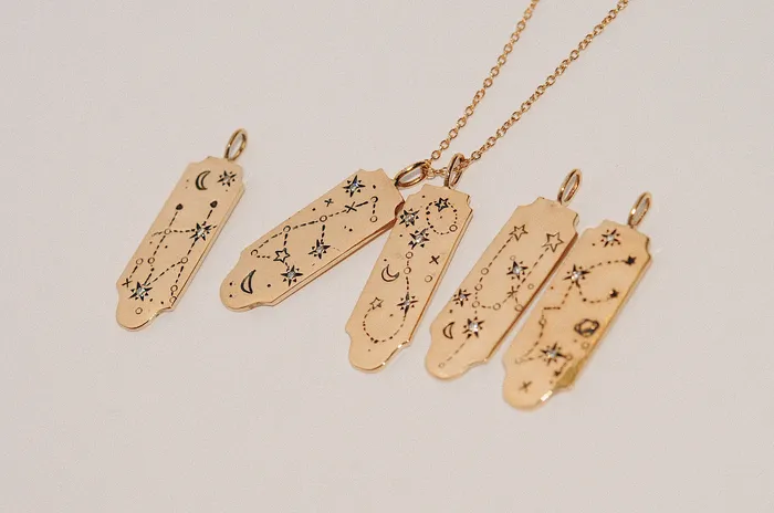 Aquarius Written in the Stars Necklace Sofia Zakia Necklaces