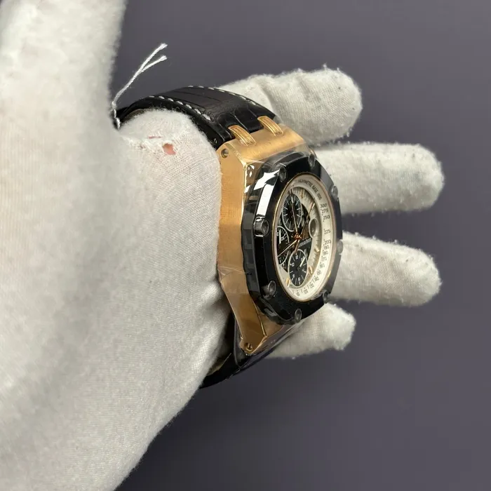Audemars Piguet Royal Oak 44mm Openwork Dial Watch Ref 26078ROOOD002CR01 Happy Jewelers Watches Audemars Piguet Royal Oak 44mm Openwork Dial Watch Ref 26078ROOOD002CR01 Happy Jewelers Watches