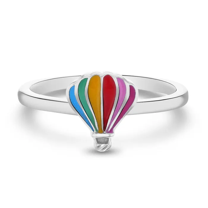 Baby Final Sale Rings Hot Air Balloon Size 35 Baby Toddler Kids Ring Enamel Sterling Silver Baby Final Sale Rings Hot Air Balloon Size 35 Baby Toddler Kids Ring Enamel Sterling Silver
