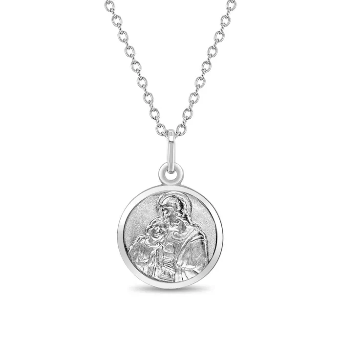 Baby Pendants Necklaces Necklaces First Communion Medal 13mm ToddlerKids Necklace Religious Sterling Silver Baby Pendants Necklaces Necklaces First Communion Medal 13mm ToddlerKids Necklace Religious Sterling Silver