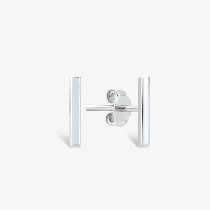 Bar Stud Earrings Gelin Diamond Earrings