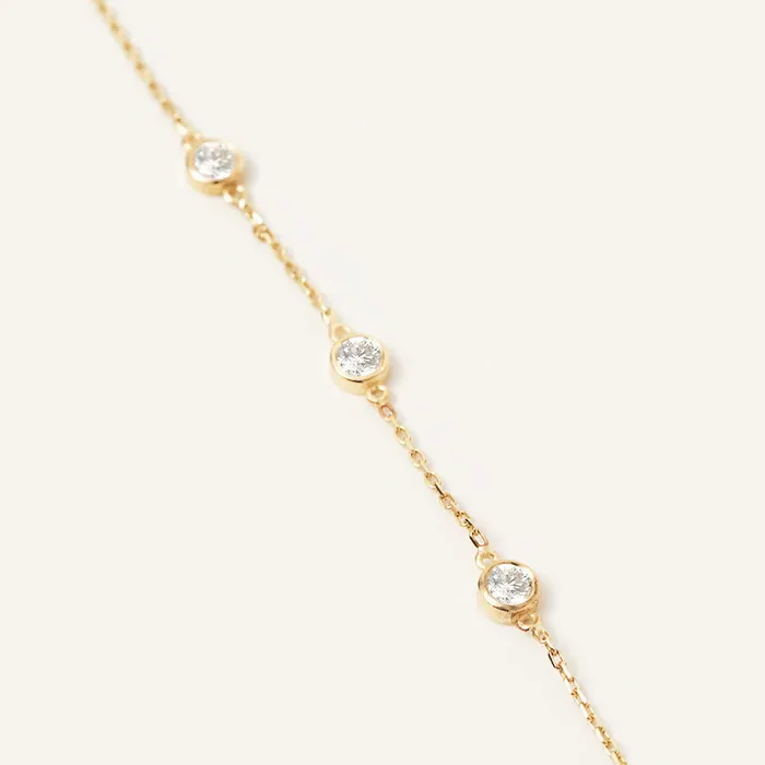 Bracelets Gelin Diamond Birthstone Station Bracelet