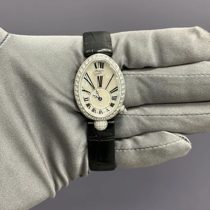 Breguet Reine 33mm MOP Dial Watch Ref 8928BB51944DD0D3L Happy Jewelers Watches Breguet Reine 33mm MOP Dial Watch Ref 8928BB51944DD0D3L Happy Jewelers Watches