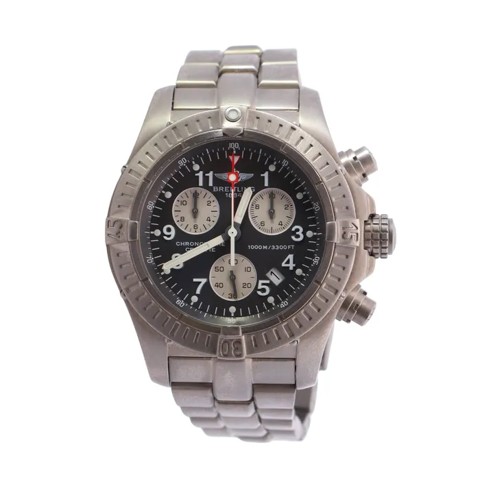 Breitling Avenger 44mm Grey Arabic Dial Watch Ref E73360 Happy Jewelers Watches Breitling Avenger 44mm Grey Arabic Dial Watch Ref E73360 Happy Jewelers Watches