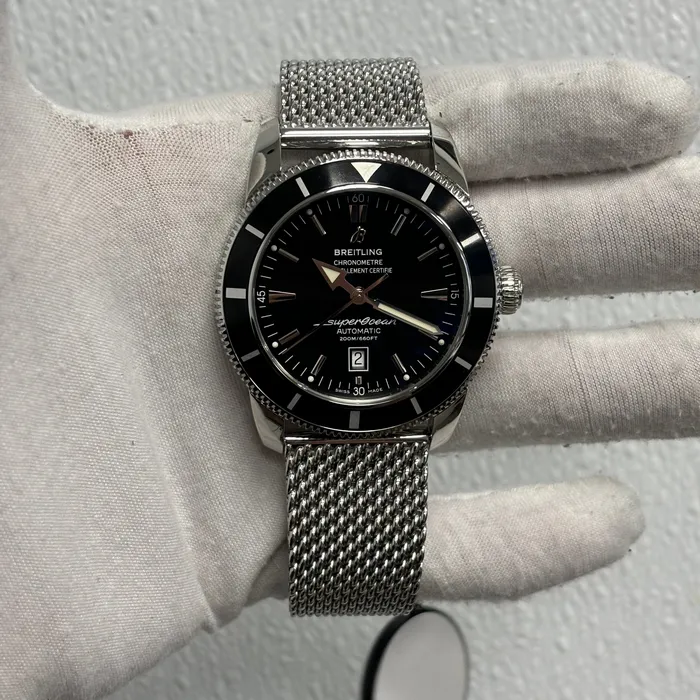 Breitling Superocean 46mm Black Dial Watch Ref A1732024 Happy Jewelers Watches Breitling Superocean 46mm Black Dial Watch Ref A1732024 Happy Jewelers Watches