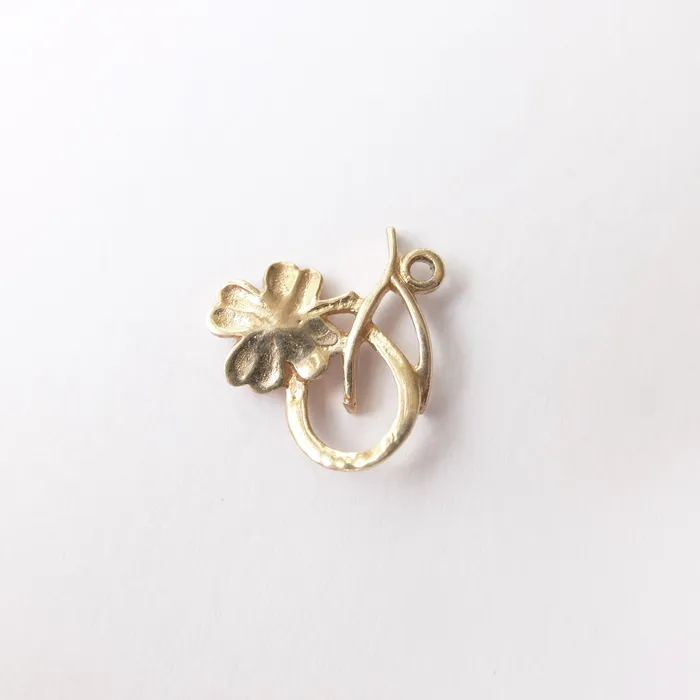 Charm Necklaces aliceeden Vintage 9ct Gold Lucky Trio Charm