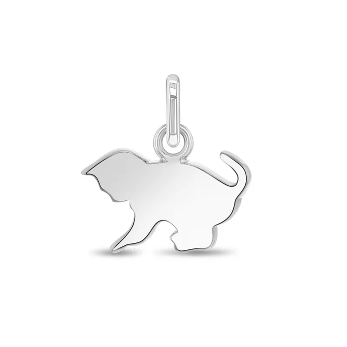 Charms Bracelets Playing Cat Kids Childrens Girls for Charm Bracelet Sterling Silver