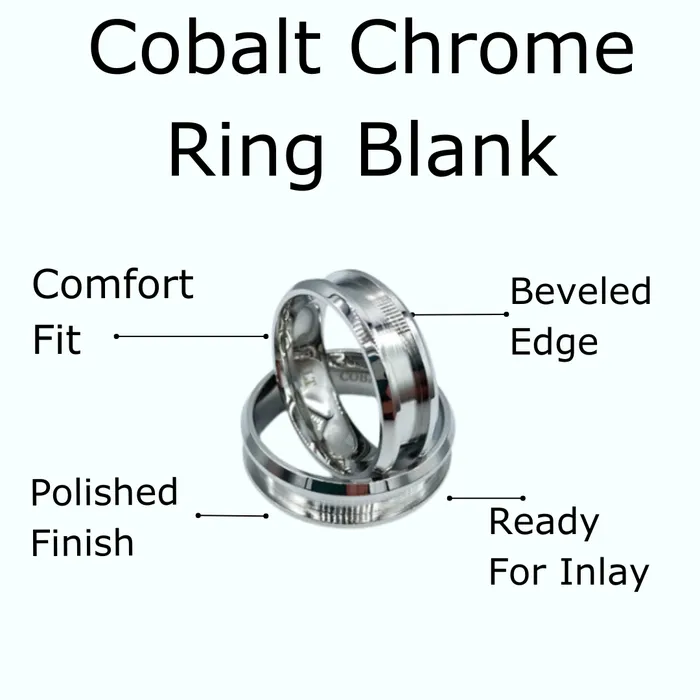Cobalt Chromium Ring Blank Patrick Adair Supplies Rings