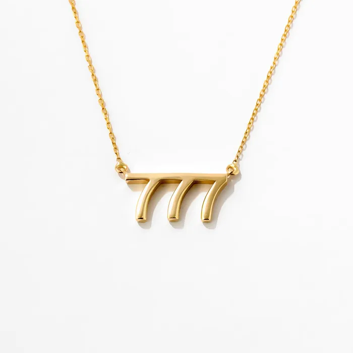 Custom Lucky Number Necklace Gelin Diamond Necklaces