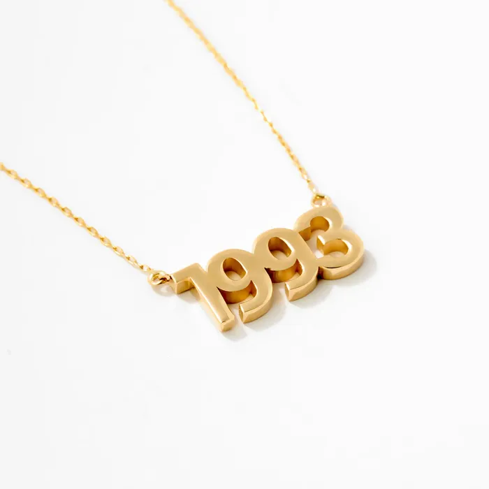 Custom Lucky Number Necklace Gelin Diamond Necklaces