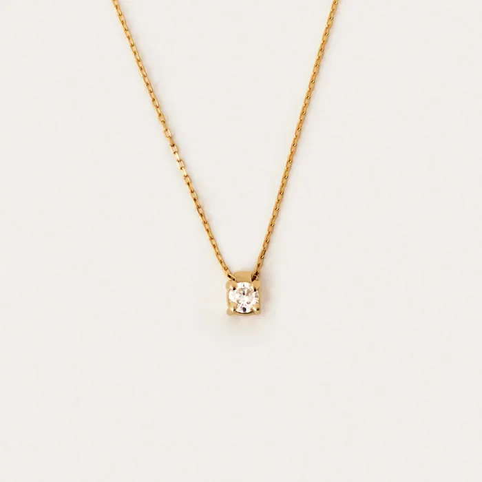 Diamond RoundCut Solitaire Necklace Gelin Diamond Necklaces