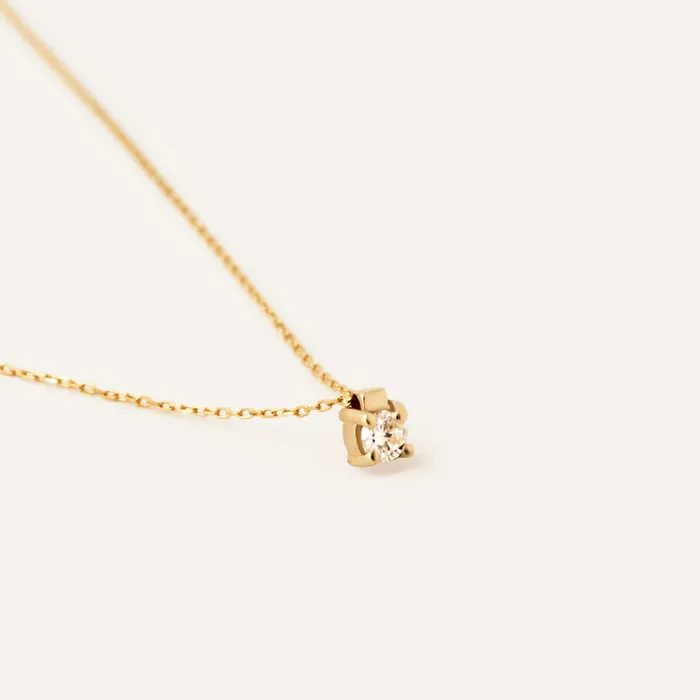 Diamond RoundCut Solitaire Necklace Gelin Diamond Necklaces