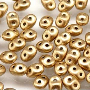 DU050003001710 Czech Glass SuperDuo Beads 25 x 5mmCrystal Bronze Pale Gold 25 Grams Matubo PreStyled Sets DU050003001710 Czech Glass SuperDuo Beads 25 x 5mmCrystal Bronze Pale Gold 25 Grams Matubo PreStyled Sets