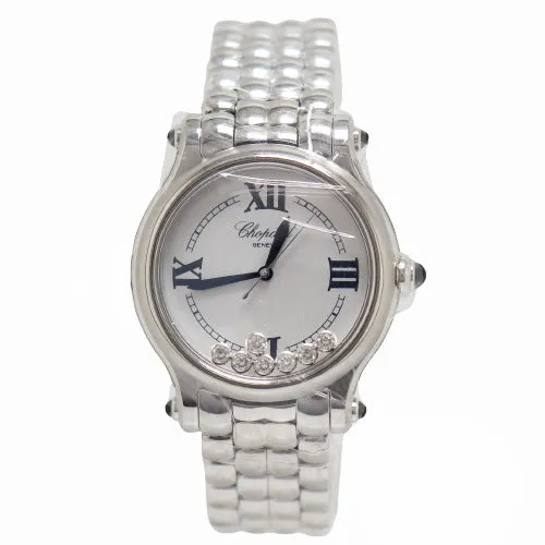 Earrings BRAND NEW Chopard Happy Sport The First Stainless Steel Silver Dial Watch Reference 2786103001 Happy Jewelers Earrings BRAND NEW Chopard Happy Sport The First Stainless Steel Silver Dial Watch Reference 2786103001 Happy Jewelers