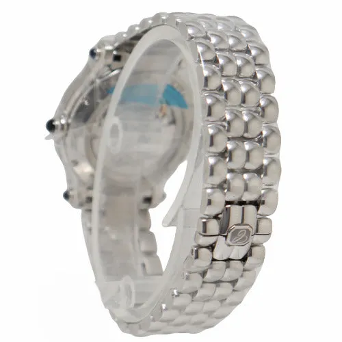 Earrings BRAND NEW Chopard Happy Sport The First Stainless Steel Silver Dial Watch Reference 2786103001 Happy Jewelers