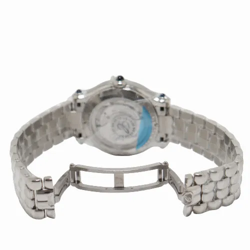 Earrings BRAND NEW Chopard Happy Sport The First Stainless Steel Silver Dial Watch Reference 2786103001 Happy Jewelers