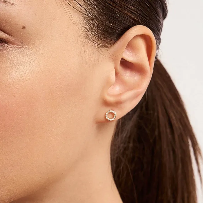 Gelin Diamond Diamond Circle Earrings Earrings