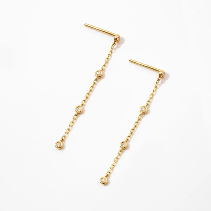 Gelin Diamond Earrings Diamonds by the Yard Drop Earrings