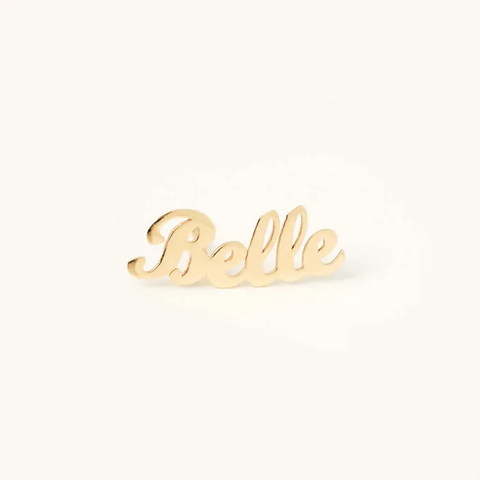 Gelin Diamond Earrings Name Stud Earring