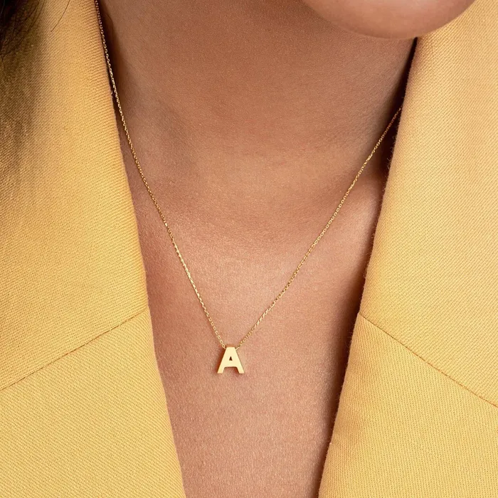 Gelin Diamond Necklaces Initial Necklaces