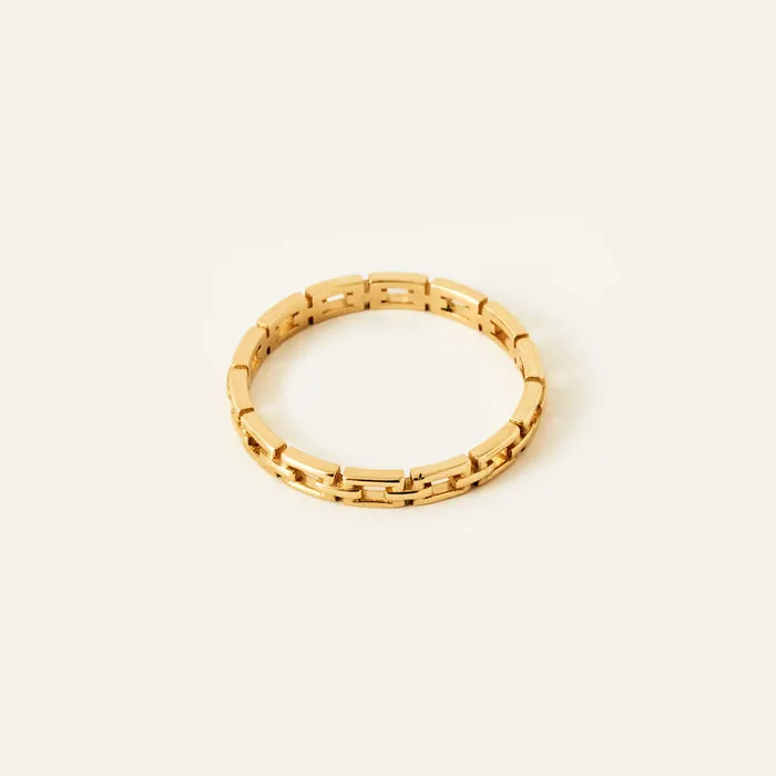 Gelin Diamond Rings Chain Stacking Ring