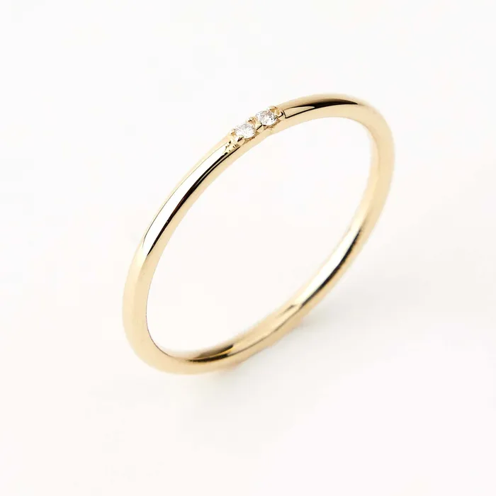 Gelin Diamond Rings Diamond Minimalist Ring