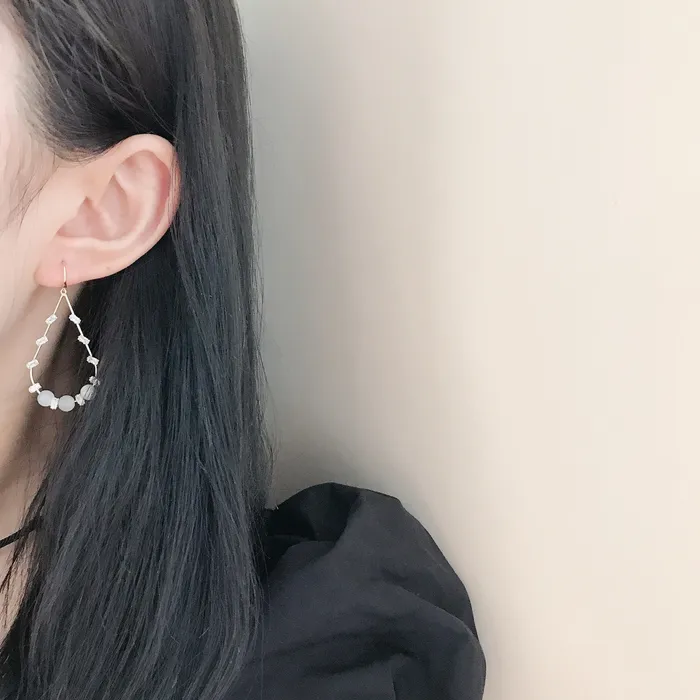 Gold Tear Drop Shaped Earrings Refined by AnnaKaci Earrings Gold Tear Drop Shaped Earrings Refined by AnnaKaci Earrings