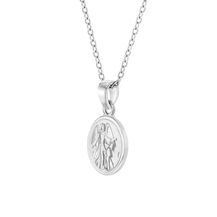 Guardian Angel Kids Boys Boys PendantNecklace Sterling Silver Kids Final Sale Necklaces