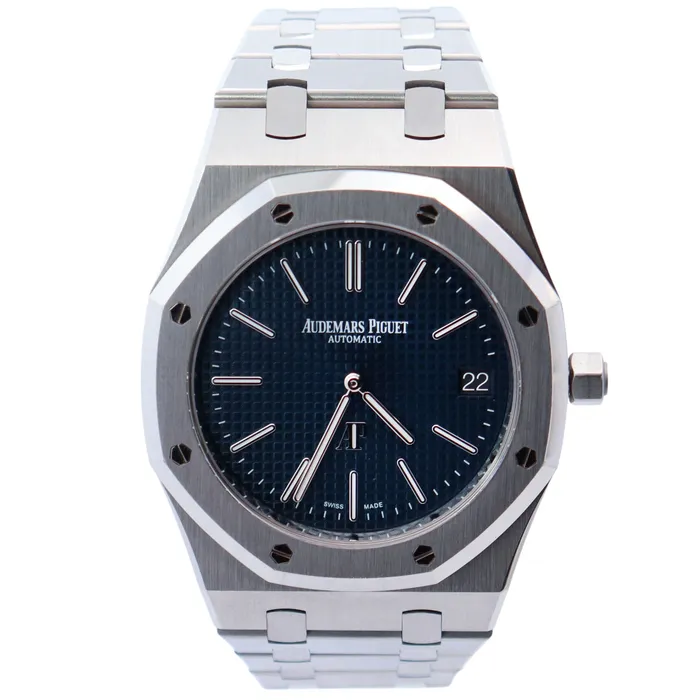Happy Jewelers Audemars Piguet Royal Oak 39mm Blue Dial Watch Ref 15202STOO1240ST01A Watches Happy Jewelers Audemars Piguet Royal Oak 39mm Blue Dial Watch Ref 15202STOO1240ST01A Watches