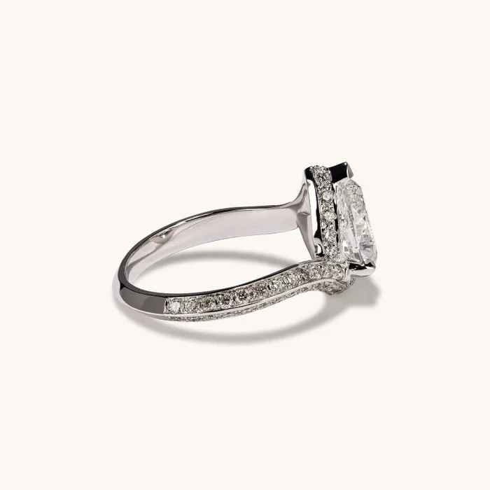 happy jewelers Rings 154 Pear Natural Diamond Engagement Ring