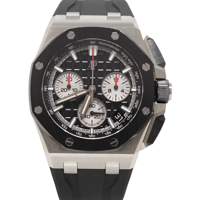 Happy Jewelers Watches Audemars Piguet Royal Oak 43mm Black Dial Watch Ref 26420SOOOA002CA01 Happy Jewelers Watches Audemars Piguet Royal Oak 43mm Black Dial Watch Ref 26420SOOOA002CA01