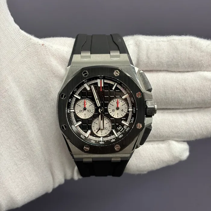 Happy Jewelers Watches Audemars Piguet Royal Oak 43mm Black Dial Watch Ref 26420SOOOA002CA01 Happy Jewelers Watches Audemars Piguet Royal Oak 43mm Black Dial Watch Ref 26420SOOOA002CA01