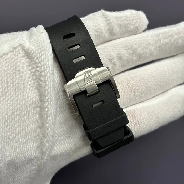 Happy Jewelers Watches Audemars Piguet Royal Oak 43mm Black Dial Watch Ref 26420SOOOA002CA01 Happy Jewelers Watches Audemars Piguet Royal Oak 43mm Black Dial Watch Ref 26420SOOOA002CA01