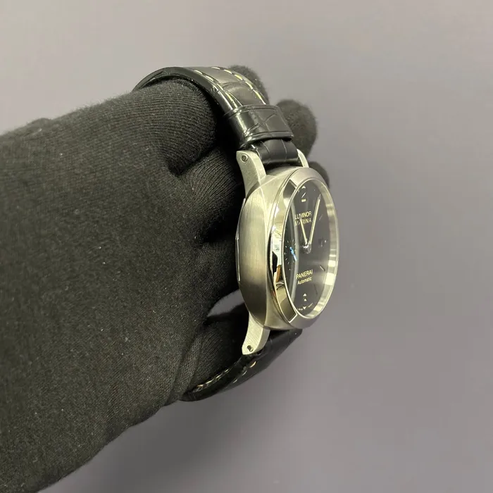 Happy Jewelers Watches Panerai Luminor 44mm Black Dial Watch Ref PAM01312 Happy Jewelers Watches Panerai Luminor 44mm Black Dial Watch Ref PAM01312