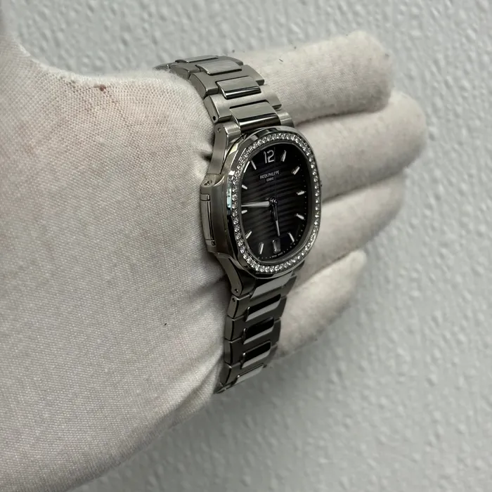 Happy Jewelers Watches Patek Philippe Nautilus 35mm Grey Dial Watch Ref 71181200A001 Happy Jewelers Watches Patek Philippe Nautilus 35mm Grey Dial Watch Ref 71181200A001
