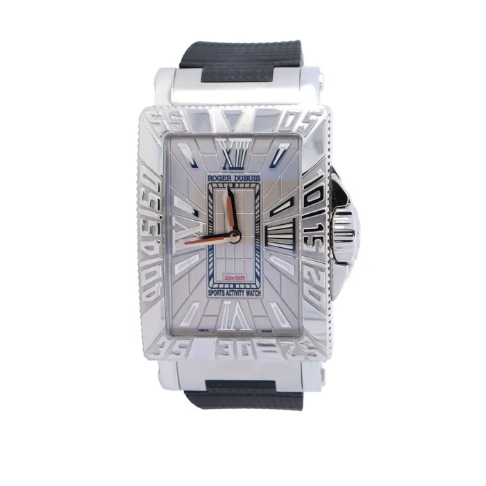 Happy Jewelers Watches Roger Dubuis Sea More 34x46mm Silver Dial Watch Ref MS34 21 9 353 W Happy Jewelers Watches Roger Dubuis Sea More 34x46mm Silver Dial Watch Ref MS34 21 9 353 W