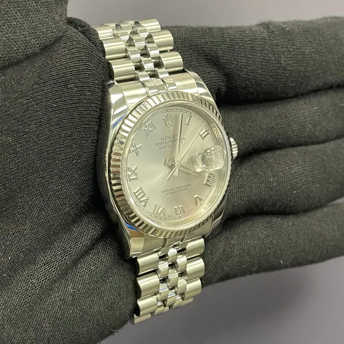 Happy Jewelers Watches Rolex Datejust 36mm Silver Dial Watch Ref 116234 Happy Jewelers Watches Rolex Datejust 36mm Silver Dial Watch Ref 116234