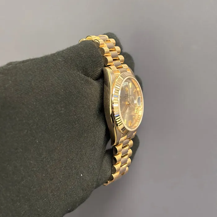 Happy Jewelers Watches Rolex DayDate 40mm Sundust Dial Watch Ref 228235 Happy Jewelers Watches Rolex DayDate 40mm Sundust Dial Watch Ref 228235