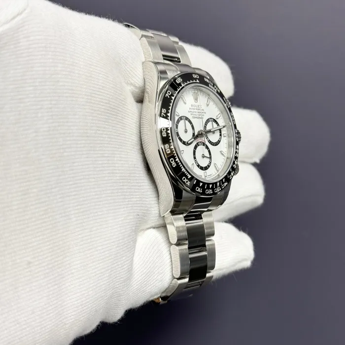 Happy Jewelers Watches Rolex Daytona 40mm White Dial Watch Ref 126500LN Happy Jewelers Watches Rolex Daytona 40mm White Dial Watch Ref 126500LN