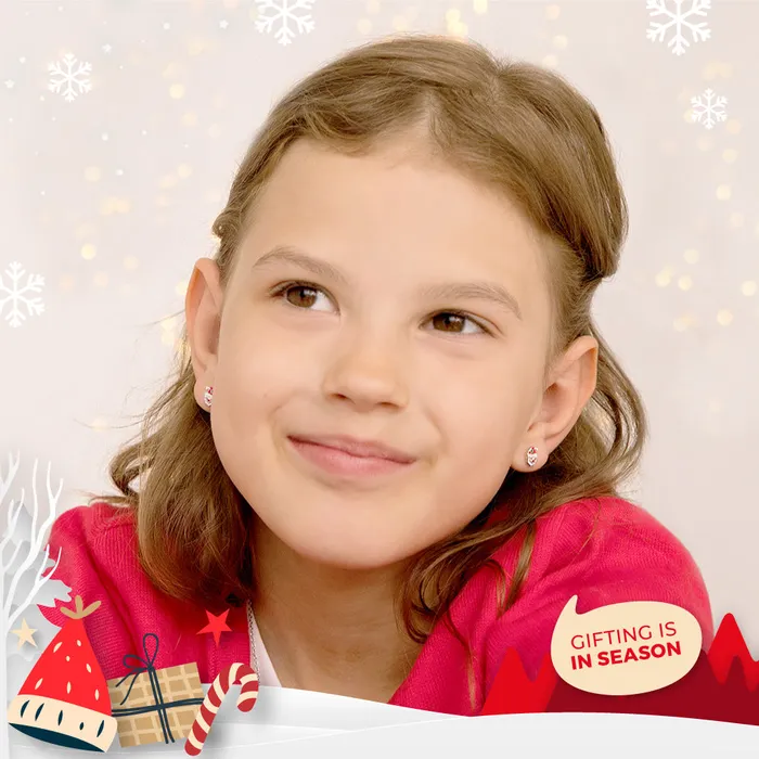 Holiday Cheer Kids Girls Earrings Jewelry Set Sterling Silver PPLRHIDDENPRODUCT Earrings
