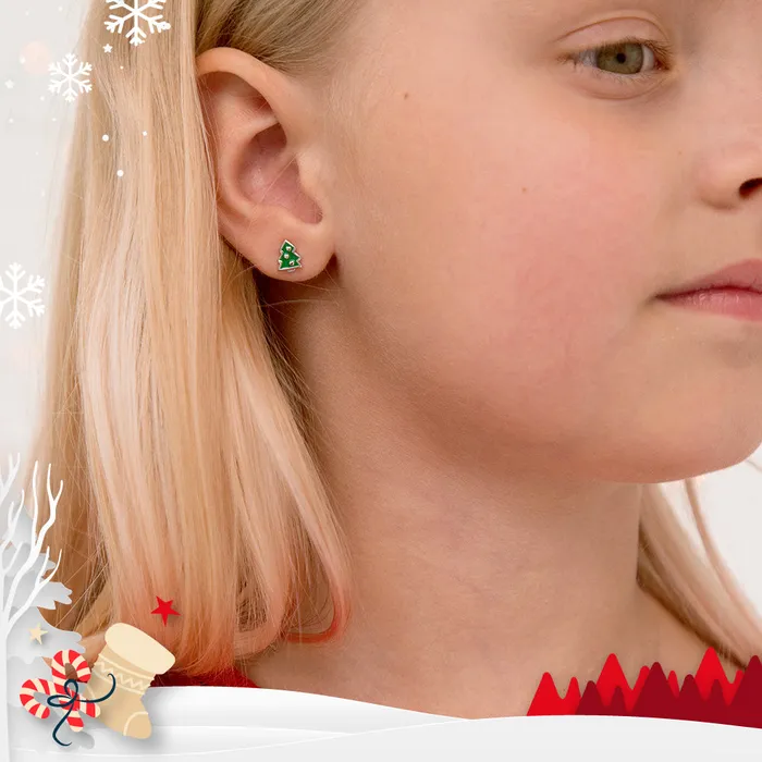 Holiday Cheer Kids Girls Earrings Jewelry Set Sterling Silver PPLRHIDDENPRODUCT Earrings