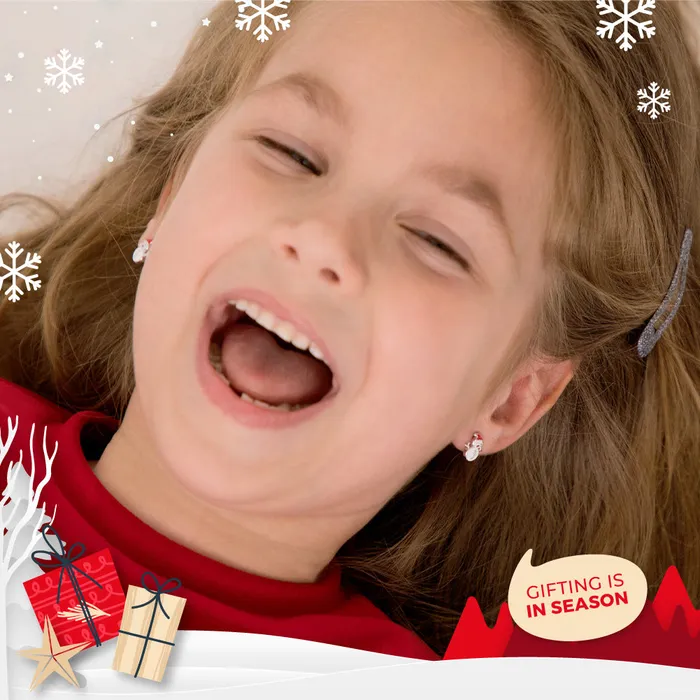 Holiday Cheer Kids Girls Earrings Jewelry Set Sterling Silver PPLRHIDDENPRODUCT Earrings