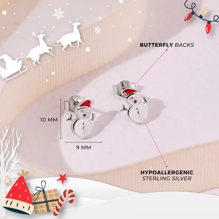 Holiday Cheer Kids Girls Earrings Jewelry Set Sterling Silver PPLRHIDDENPRODUCT Earrings