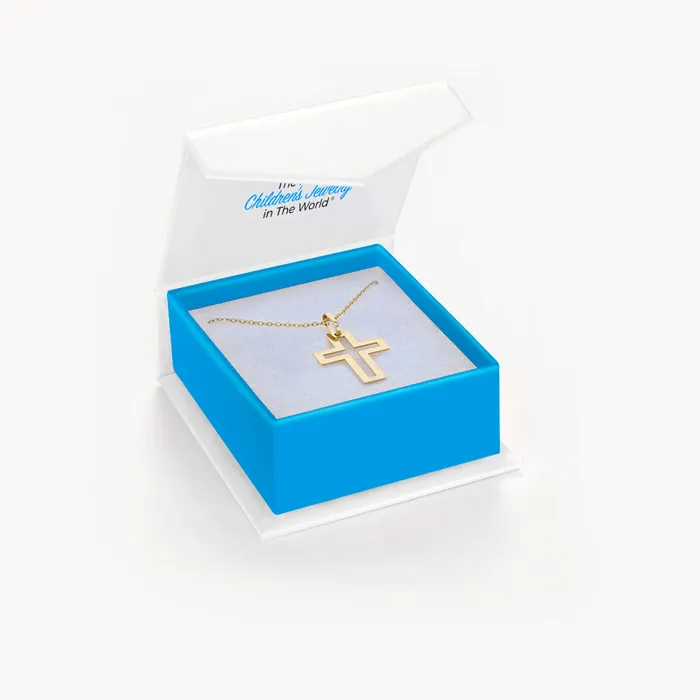 In Season Jewelry 14k Gold Bold Cross Kids Boys Boys PendantNecklace Necklaces