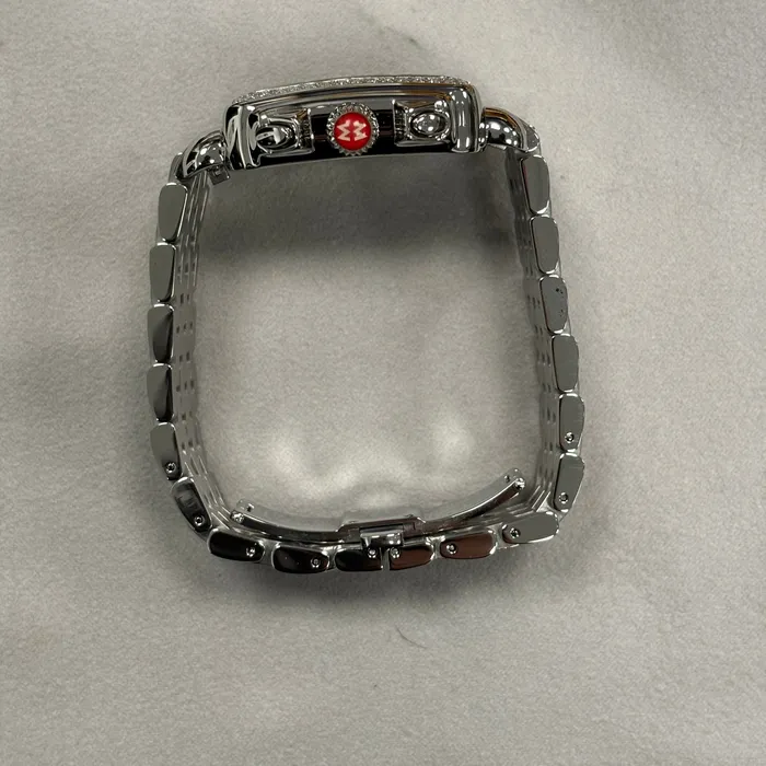 Michele Deco 33mm White Dial Watch Ref MW06P01A1046 Happy Jewelers Watches Michele Deco 33mm White Dial Watch Ref MW06P01A1046 Happy Jewelers Watches