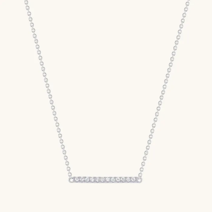 Mini Diamond Bar Necklace Happy Jewelers Necklaces