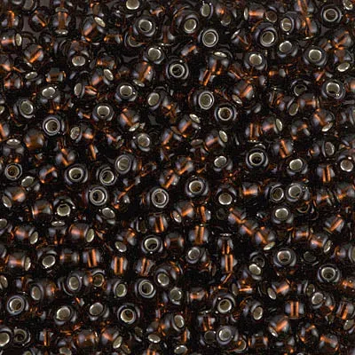 Miyuki 8135S 80 SilverLined Root Beer Miyuki Seed Bead 25 Grams Rings